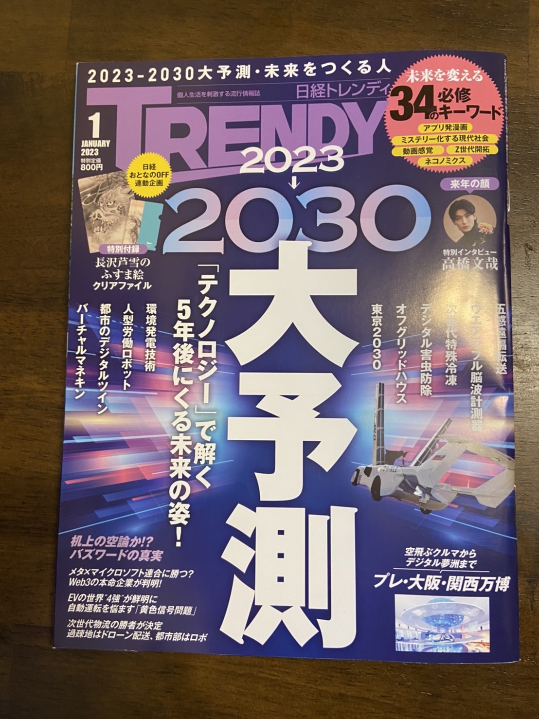 日経TRENDY2023年1月号に掲載されました！